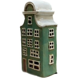 Domek ceramiczny - kamieniczka 24cmH