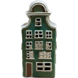 Domek ceramiczny - kamieniczka 24cmH