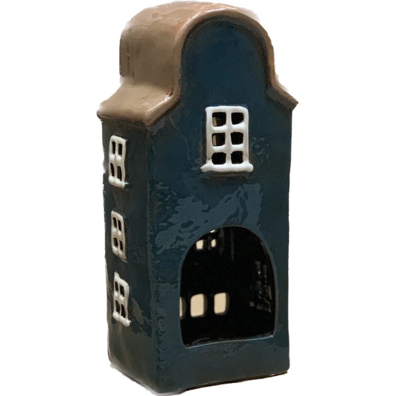 Domek ceramiczny - kamieniczka ok 24 cm