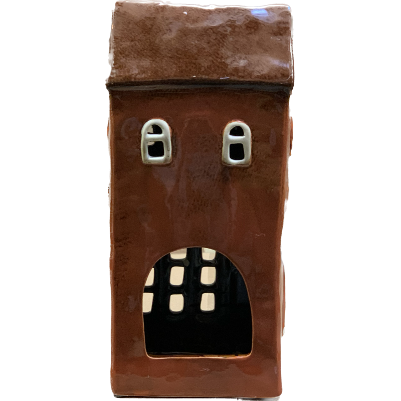 Domek ceramiczny - kamieniczka 29cmH