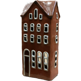 Domek ceramiczny - kamieniczka 29cmH