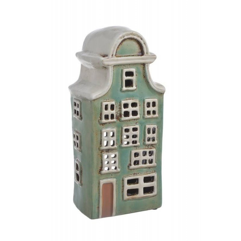 Domek ceramiczny - kamieniczka 24cmH