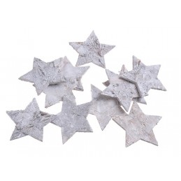Gwiazdki wyb. 6cm, paczka -brzoza paczka/24szt