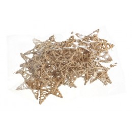 Gwiazdki wyplatane - Lata oval star 8cm pacz. 20szt