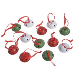 Dzwonki metalowe 12szt-paczka..2x3cm