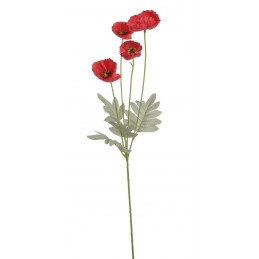 Mak x4 59cm - sztuczna roślina