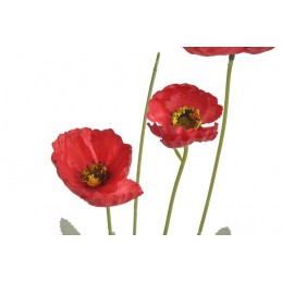 Mak x4 59cm - sztuczna roślina