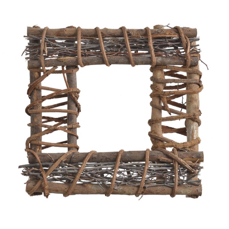 Wiklinowa ramka - kwadrat 25x25cm