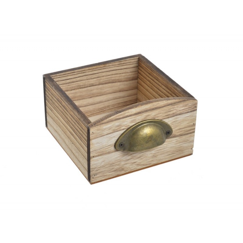 Szuflada drewniana 15x15x10cm