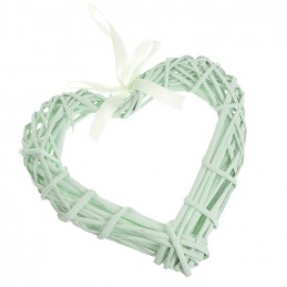 Serca z wikliny 25cm kolor ORANGE