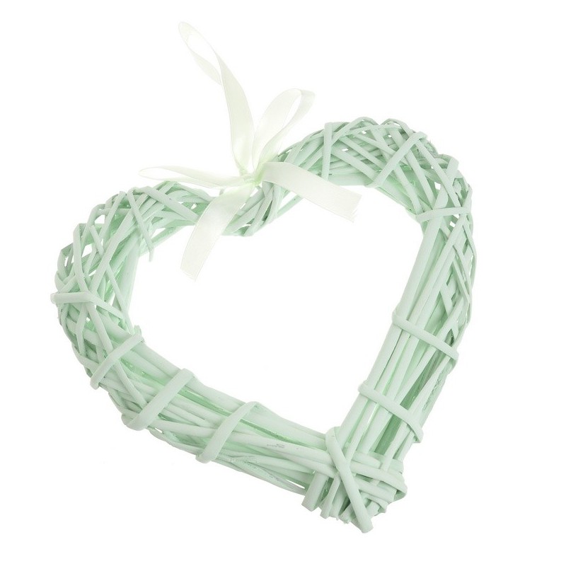 Serca z wikliny 25cm kolor ORANGE