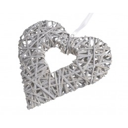 Serce 37 cm zawieszka - wyrób wikliniarski