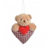 Miś z serduszkiem - zawieszka 2szt-pacz..12cmH