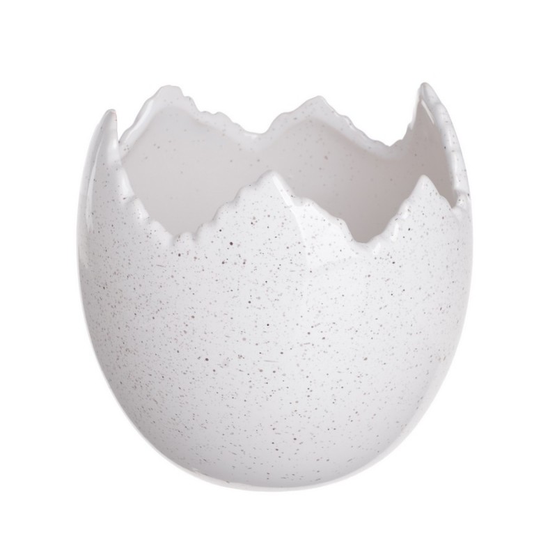 Nakrapiana osłonka skorupka 15x15cm - wyrób ceramiczny