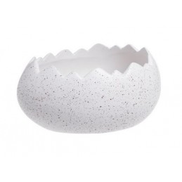 Nakrapiana osłonka skorupka 16x8cm - wyrób ceramiczny