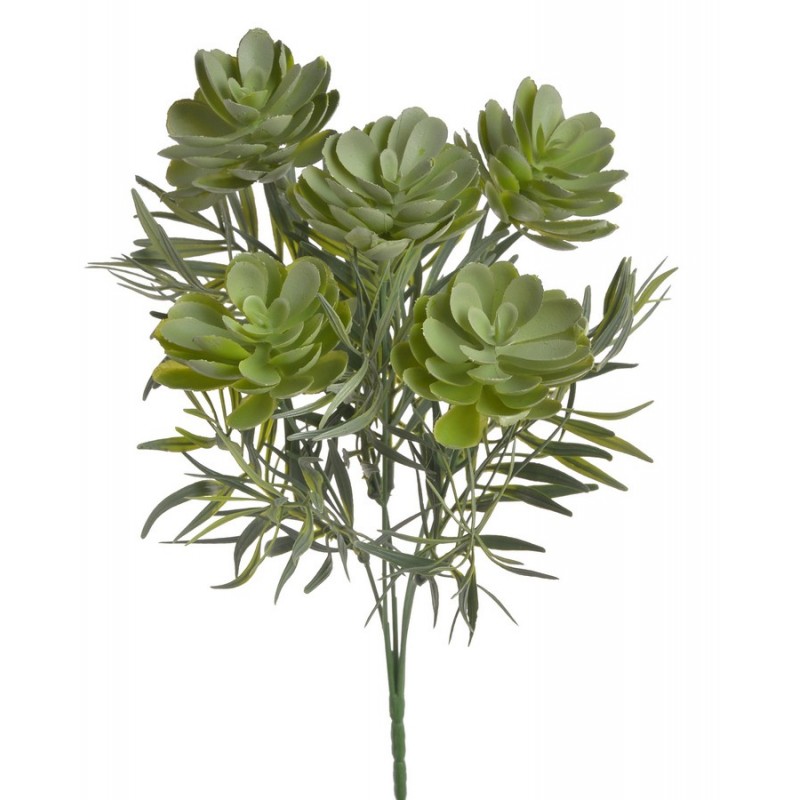 Sukulenty na gałązce..32cm - sztuczna roślina