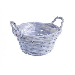 Osłonka z uchwytami 17x9 cm BLUE WHITE WASH