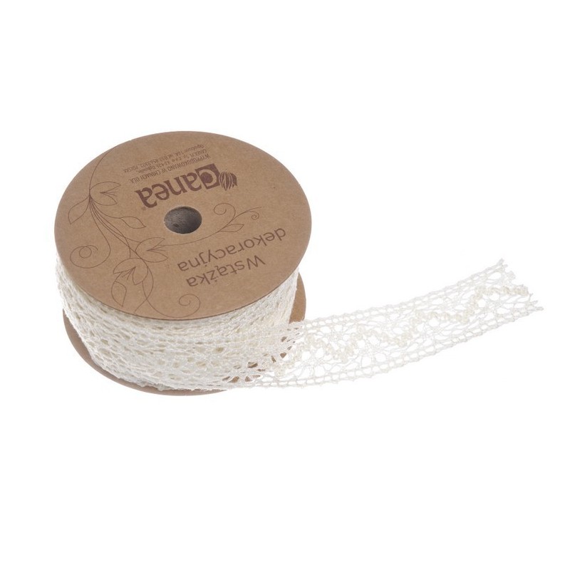 Wstążka koronkowa 2cm x 10 m