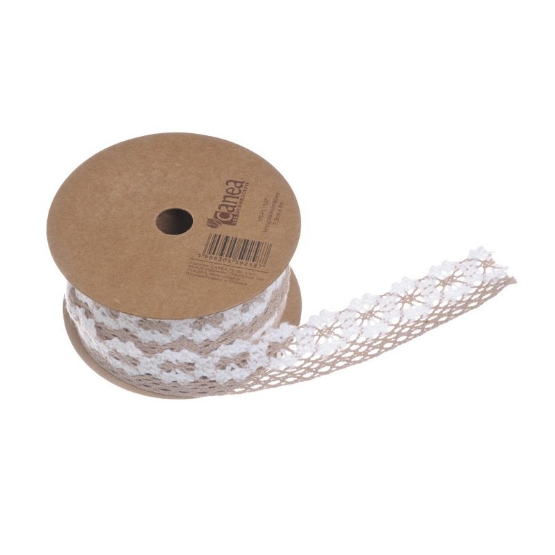 Wstążka koronkowa 2,2cm x 8m