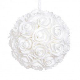 Kula z róż piankowych -zawieszka..20cm