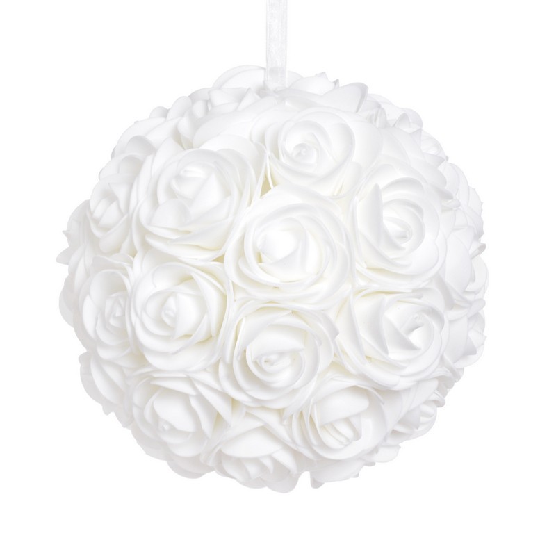 Kula z róż piankowych -zawieszka..20cm