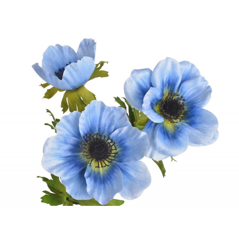 Anemon x3 56cm - sztuczna roślina
