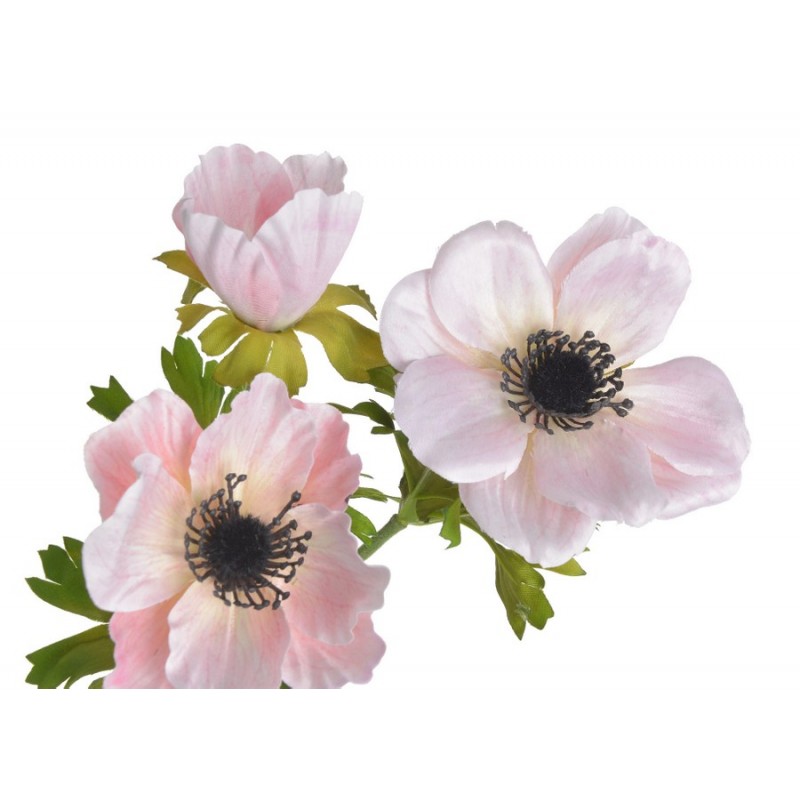 Anemon x3 56cm - sztuczna roślina