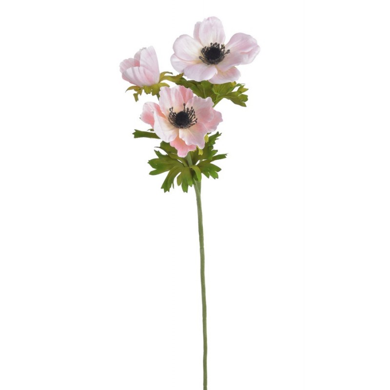 Anemon x3 56cm - sztuczna roślina