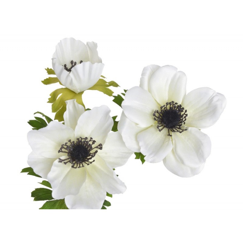 Anemon x3 56cm - sztuczna roślina