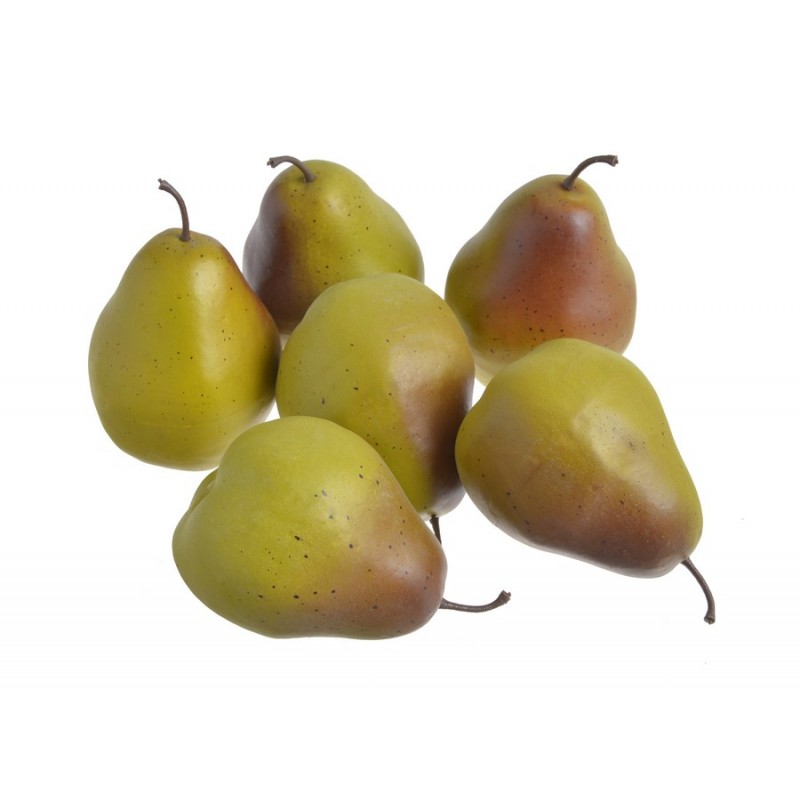 Gruszka sztuczna. 6szt-pacz..8cmL x 8cmW x 12cmH
