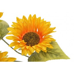 Słonecznik x3 42cm - sztuczna roślina