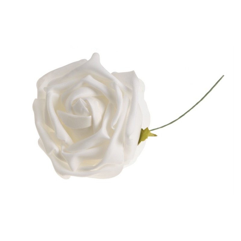 Róża pianka...11cm...6sztuk/kpl