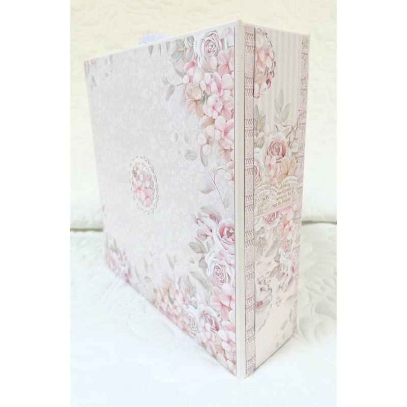 Album scrapbooking dla dziewczynki 25×25 cm chrzciny, roczek