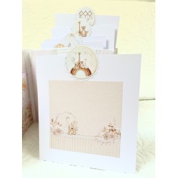 Album scrapbooking dla dziewczynki 25×25 cm chrzciny, roczek