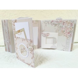 Album scrapbooking dla dziewczynki 25×25 cm chrzciny, roczek