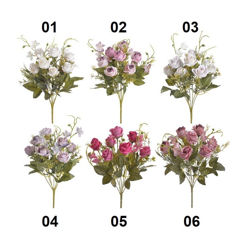 Bukiet różyczek x7..34cm - sztuczna roślina