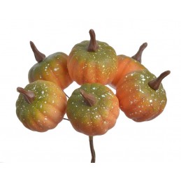 Sztuczne dynie pik 6szt-pęczek...18cm-3cm