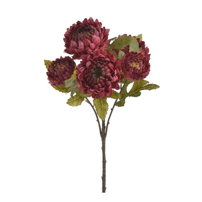 Chryzantema 3+2 46cm - sztuczna roślina