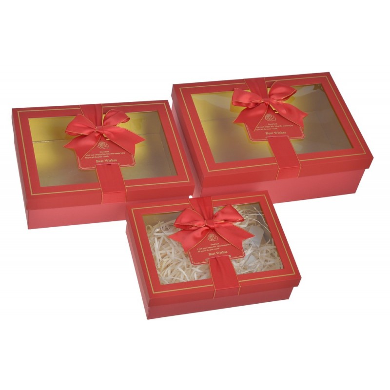 Pudełka 3szt-kpl..29x21x9,5cmH, 26x19x8cmH, 23x17x6,5cmH