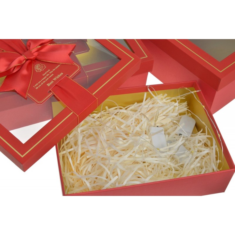 Pudełka 3szt-kpl..29x21x9,5cmH, 26x19x8cmH, 23x17x6,5cmH