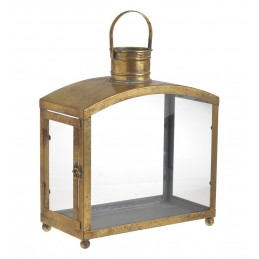 Ozdoba z metalu – lampion..(30cmL x 15cmW x 34cmH) 43cmH