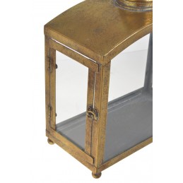 Ozdoba z metalu – lampion..(30cmL x 15cmW x 34cmH) 43cmH