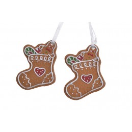 Piernikowe zawieszki Skarpety 2szt-kpl..5,5cm