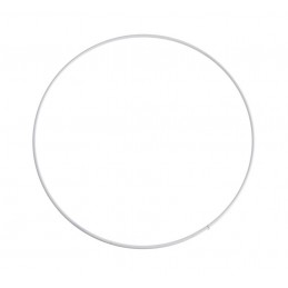 Obręcz metalowa Ø 30cm WHITE