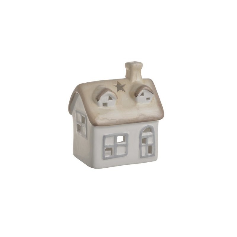 Domek ceramiczny szkliwiony 11x8x13 cm