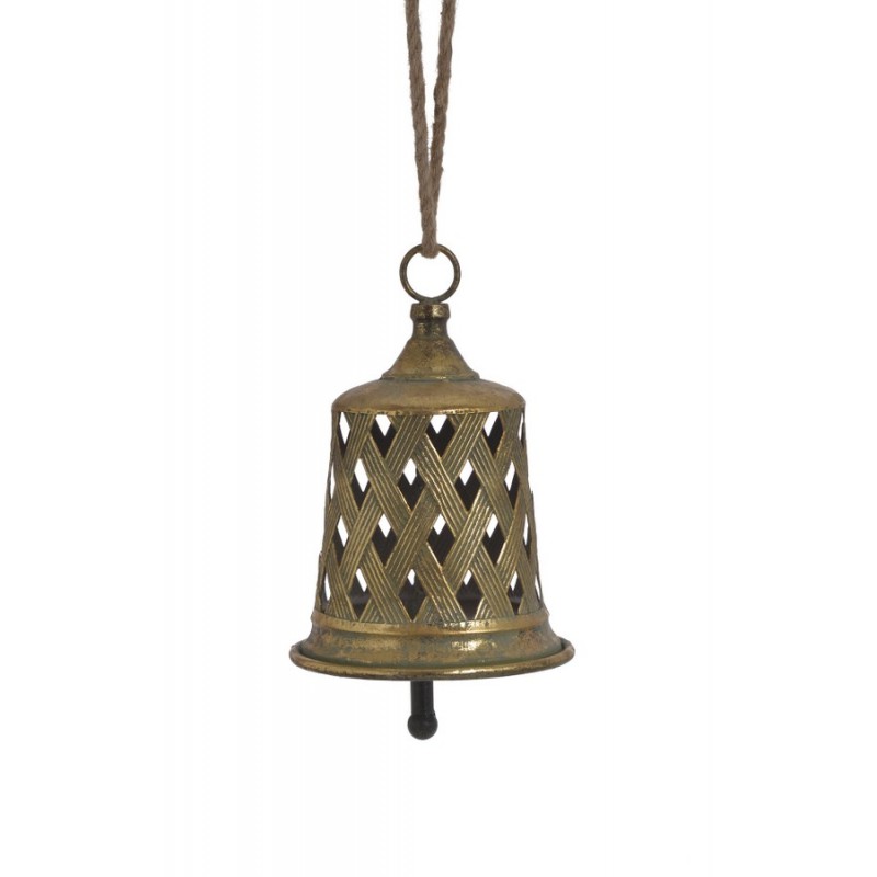Dzwon ażurowy, zaw. metalowa..20cm∅ x 30cmH