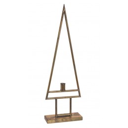 Choinka świecznik x1..20cmL x 8cmW x 63cmH - ozdoba z metalu