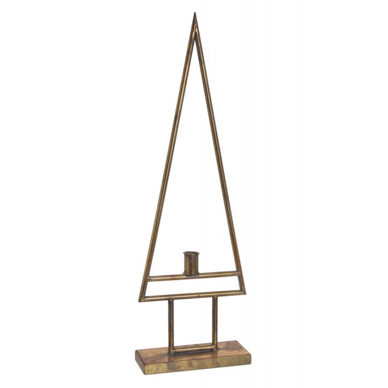 Choinka świecznik x1..20cmL x 8cmW x 63cmH - ozdoba z metalu