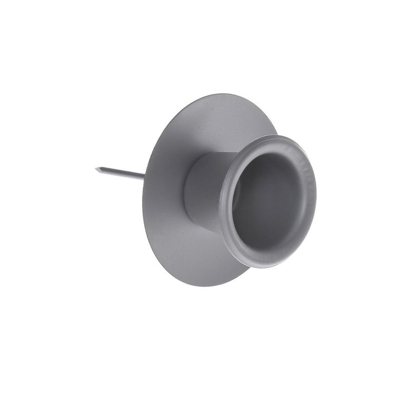 Podstawka pod świecę 5,3x5cm MATT SILVER (4szt)