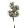 Gałązka iglasta z szyszką..41cm - art. dekoracyjny